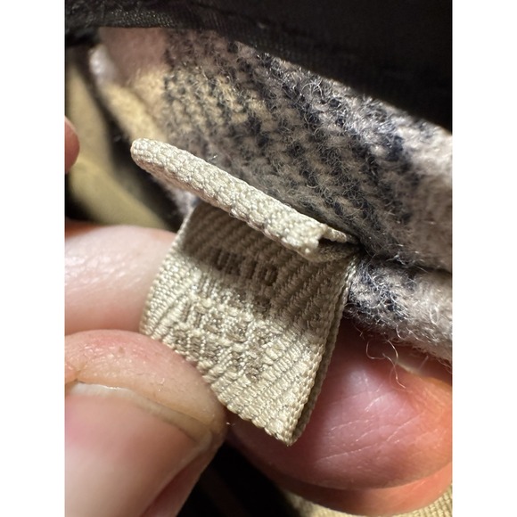 Burberry Brit Finsdale Wool Duffel Coat Leather Toggle Fasteners Size 8 - Picture 11 of 13